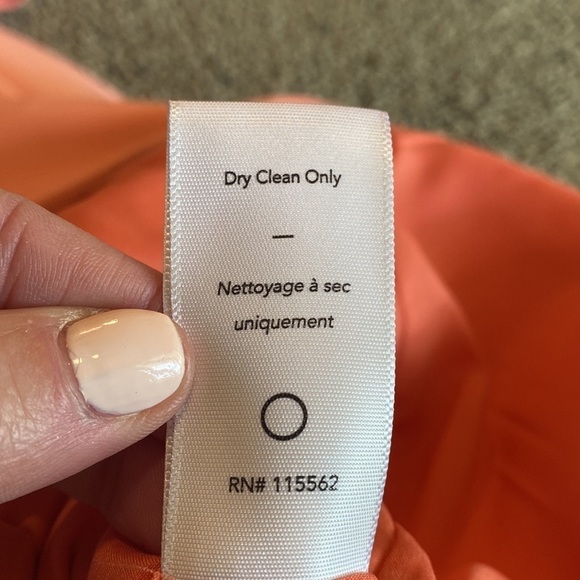 Likely Size 4 Peach Prom/Wedding Dress w/ Side Cutouts in EUC — Worn Once - Picture 11 of 11